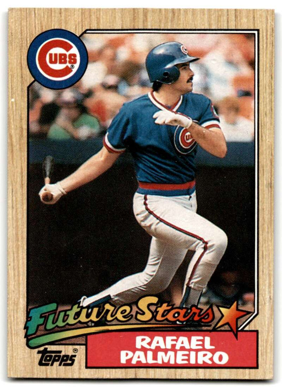 1987 Topps #634 Rafael Palmeiro NM-MT RC Rookie Chicago Cubs 