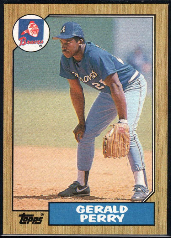 1987 Topps #639 Gerald Perry NM-MT Atlanta Braves 