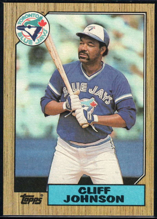 1987 Topps #663 Cliff Johnson NM-MT Toronto Blue Jays 