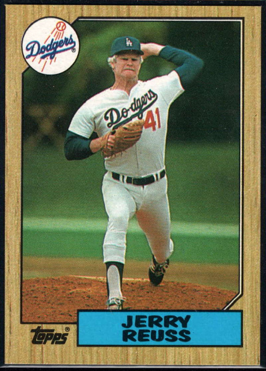 1987 Topps #682 Jerry Reuss NM-MT Los Angeles Dodgers 