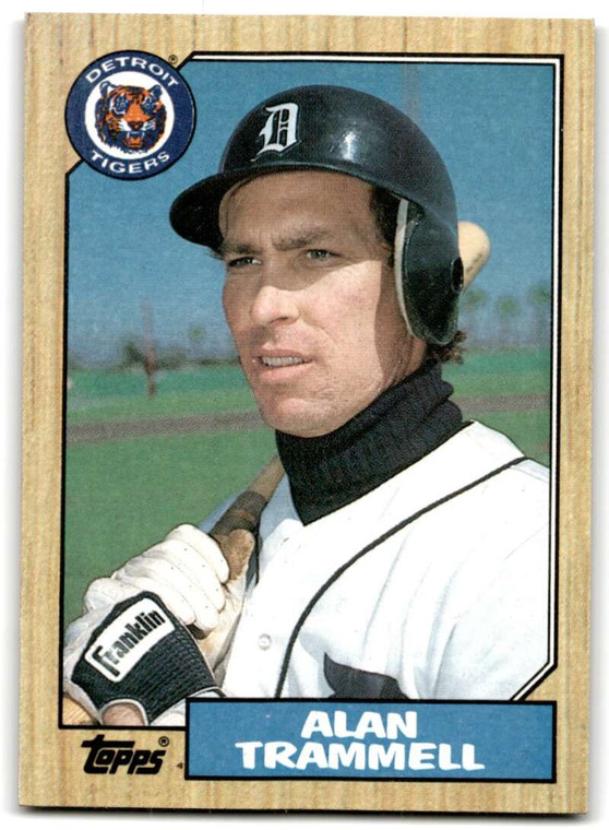 1987 Topps #687 Alan Trammell NM-MT Detroit Tigers 