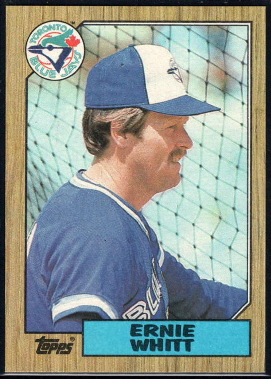 1987 Topps #698 Ernie Whitt NM-MT Toronto Blue Jays 