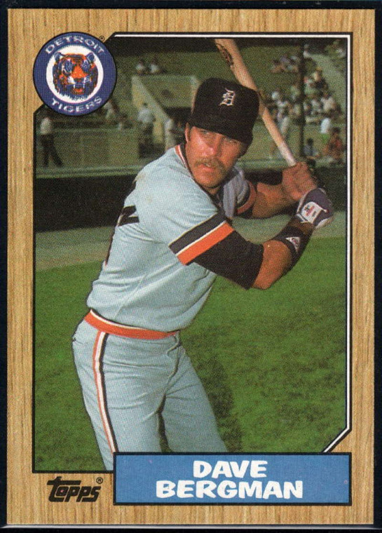 1987 Topps #700 Dave Bergman NM-MT Detroit Tigers 