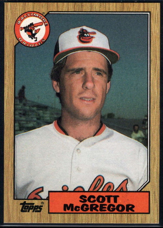 1987 Topps #708 Scott McGregor NM-MT Baltimore Orioles 