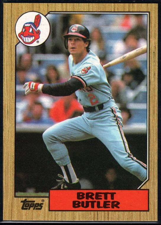 1987 Topps #723 Brett Butler NM-MT Cleveland Indians 