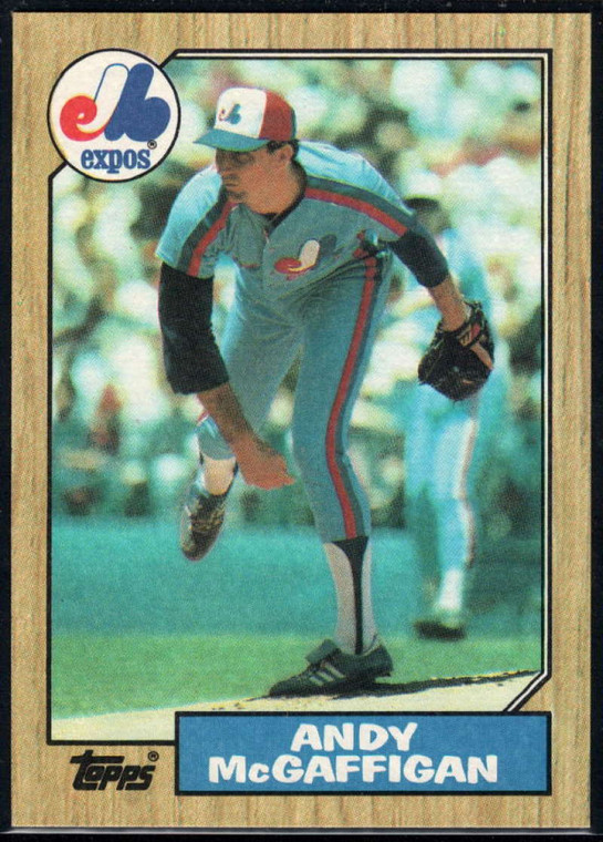 1987 Topps #742 Andy McGaffigan NM-MT Montreal Expos 