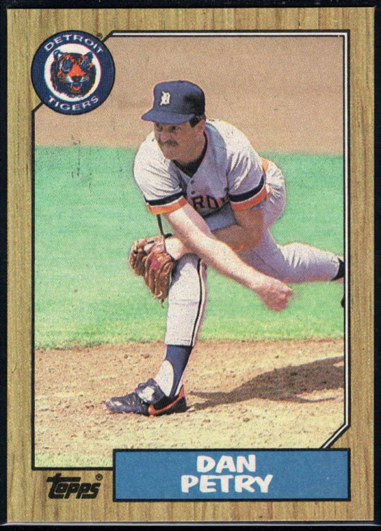 1987 Topps #752 Dan Petry NM-MT Detroit Tigers 