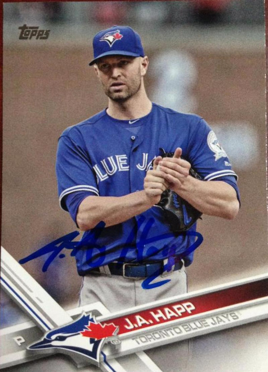 JA Happ Autographed 2017 Topps #662