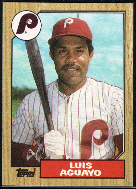 1987 Topps #755 Luis Aguayo NM-MT Philadelphia Phillies 