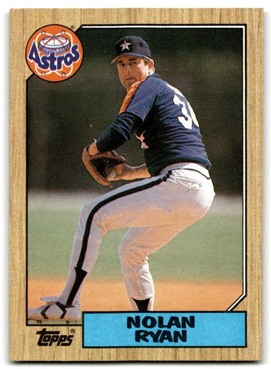 1987 Topps #757 Nolan Ryan NM-MT Houston Astros 