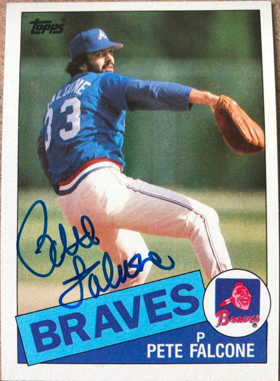 Pete Falcone Autographed 1985 Topps #618