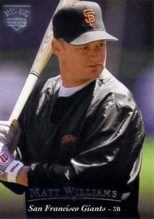 1995 Upper Deck Electric Diamond #85 Matt Williams VG San Francisco Giants 