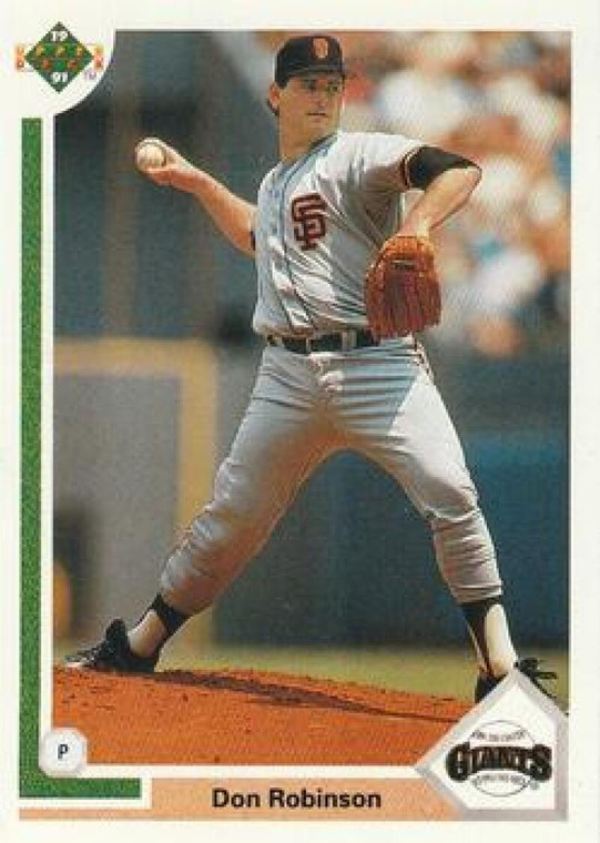 1991 Upper Deck #402 Don Robinson VG San Francisco Giants 