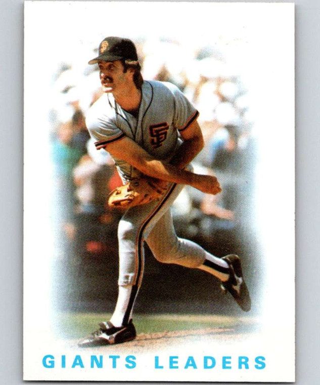 1986 Topps #516 Greg Minton Giants Leaders VG San Francisco Giants 