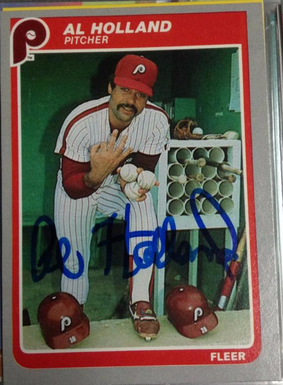 Al Holland Autographed 1985 Fleer #254