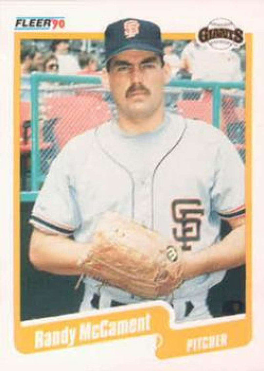 1990 Fleer #64 Randy McCament VG RC Rookie San Francisco Giants 