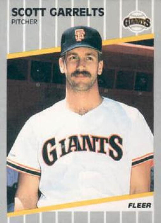 1989 Fleer #328 Scott Garrelts VG San Francisco Giants 