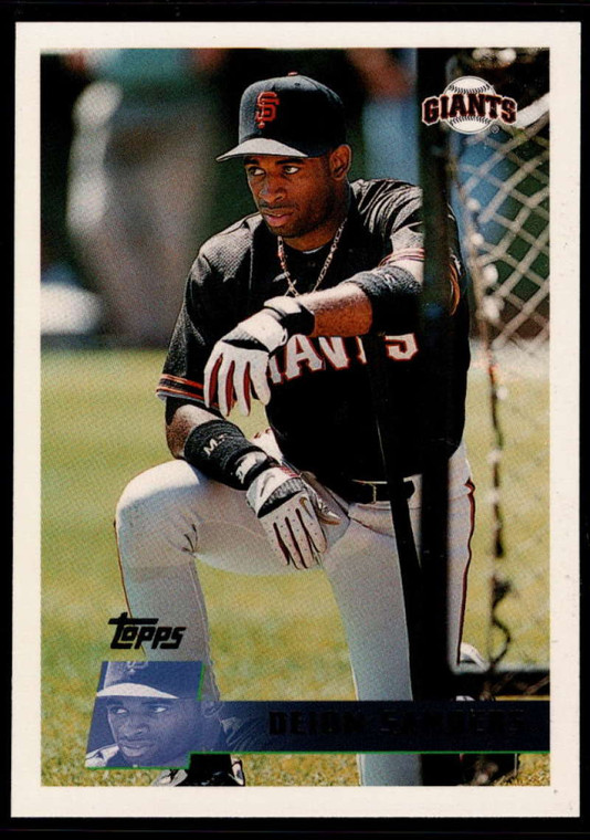 1996 Topps #315 Deion Sanders VG San Francisco Giants 