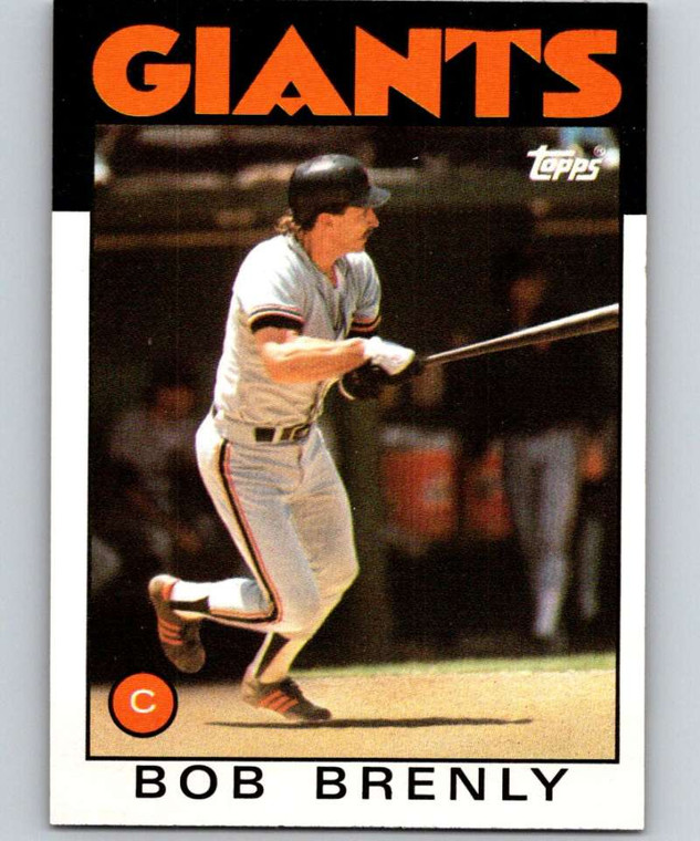 1986 Topps #625 Bob Brenly VG San Francisco Giants 