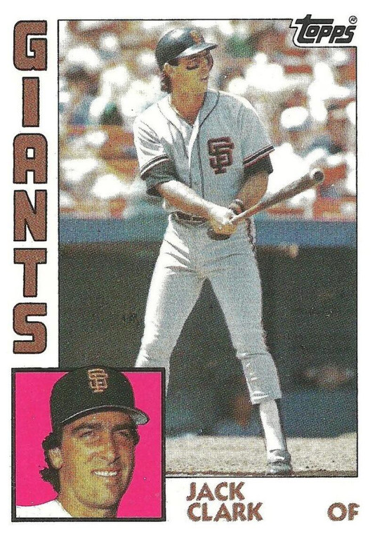1984 Topps #690 Jack Clark VG San Francisco Giants 