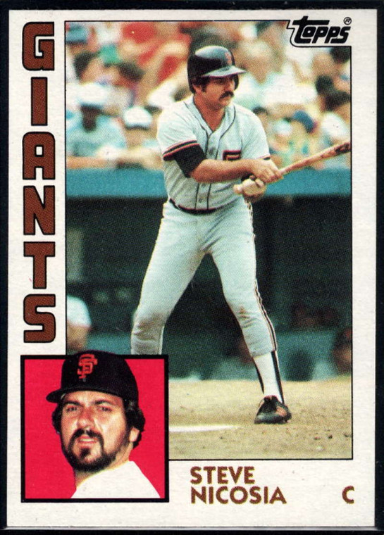 1984 Topps #98 Steve Nicosia VG San Francisco Giants 