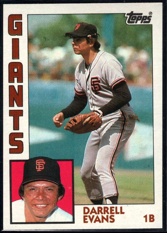 1984 Topps #325 Darrell Evans VG San Francisco Giants 