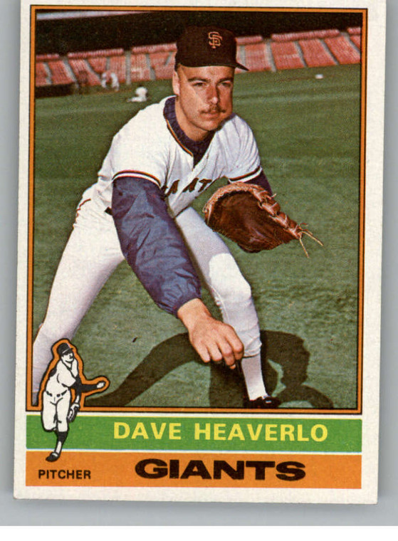 1976 Topps #213 Dave Heaverlo VG RC Rookie San Francisco Giants 