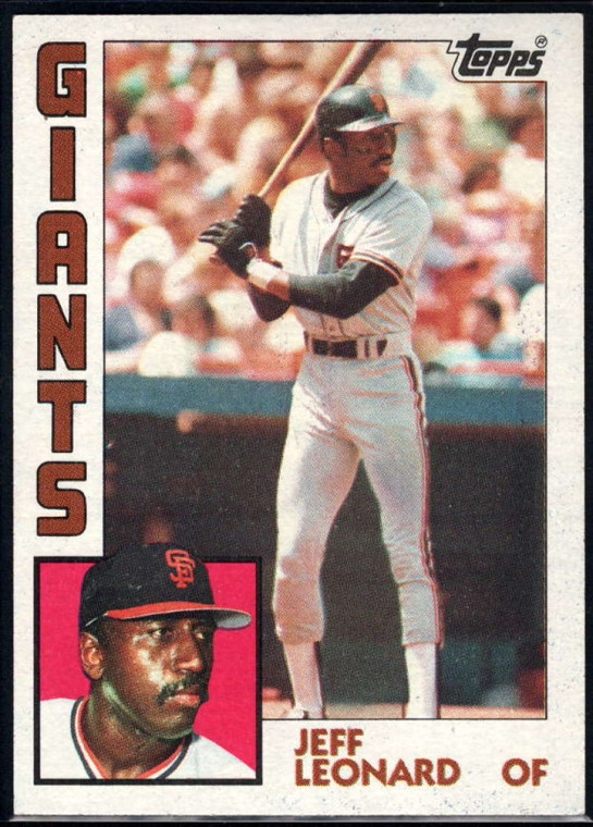 1984 Topps #748 Jeffrey Leonard VG San Francisco Giants 