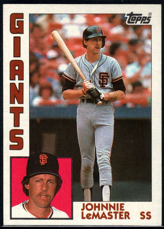 1984 Topps #663 Johnnie Lemaster VG San Francisco Giants 