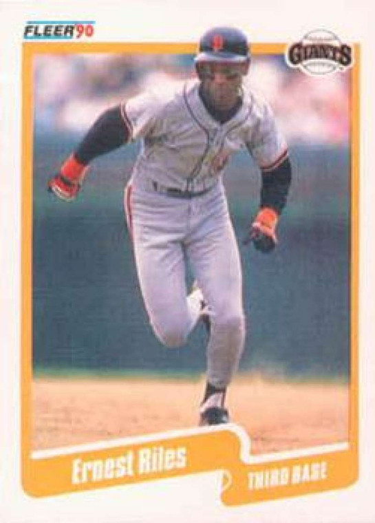 1990 Fleer #69 Ernest Riles VG San Francisco Giants 