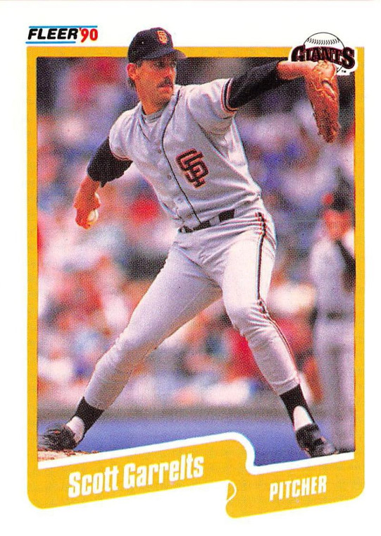 1990 Fleer #56 Scott Garrelts VG San Francisco Giants 