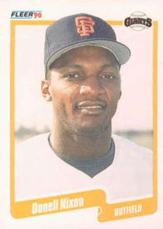 1990 Fleer #66 Donell Nixon VG San Francisco Giants 