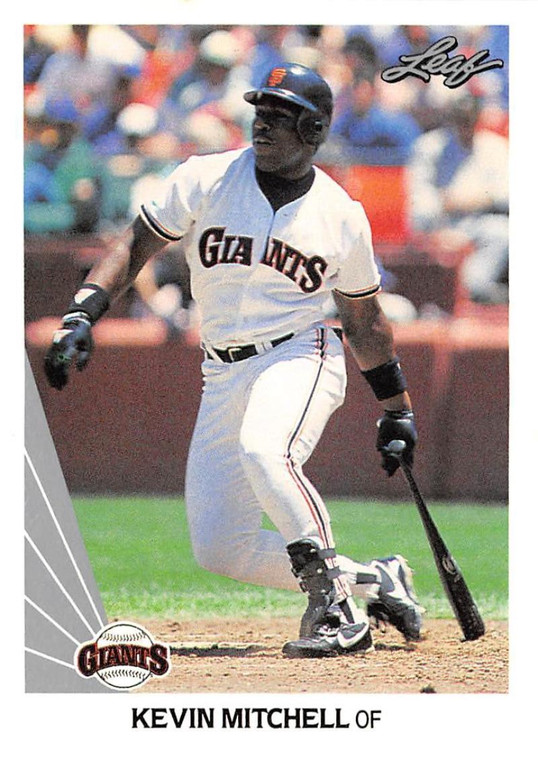 1990 Leaf #120 Kevin Mitchell VG San Francisco Giants 
