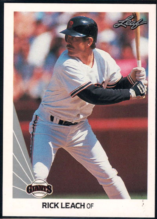 1990 Leaf #436 Rick Leach VG San Francisco Giants 