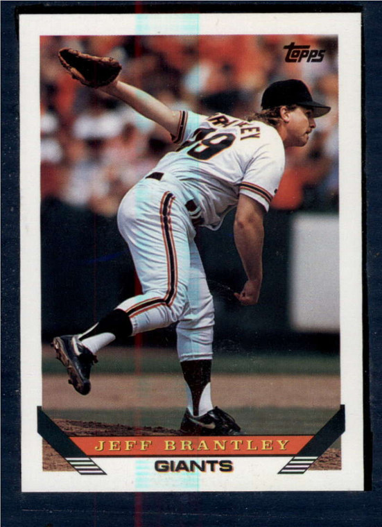 1993 Topps #631 Jeff Brantley VG San Francisco Giants 