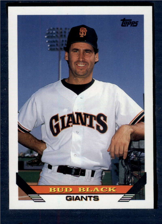 1993 Topps #498 Bud Black VG San Francisco Giants 
