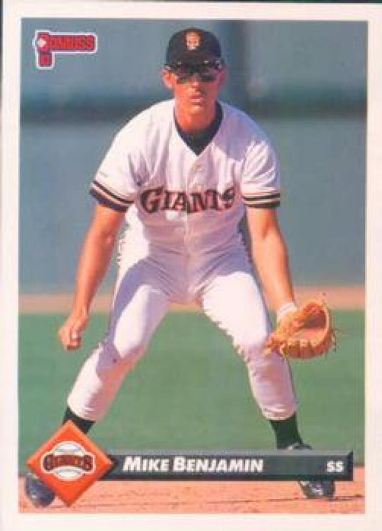 1993 Donruss #472 Mike Benjamin VG San Francisco Giants 