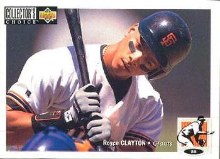 1994 Collector's Choice #80 Royce Clayton VG San Francisco Giants 