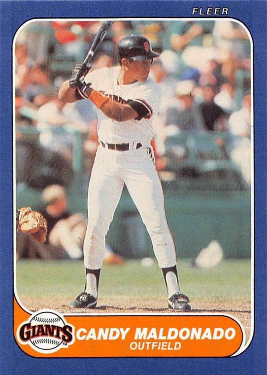 1986 Fleer Update #U-71 Candy Maldonado VG San Francisco Giants 