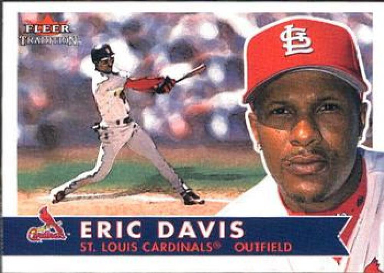 SOLD 102589 2001 Fleer Tradition #234 Eric Davis NM-MT St. Louis Cardinals 