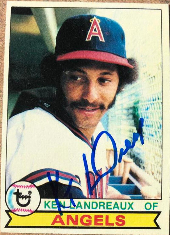 Ken Landreaux Autographed 1979 Topps #619 Rookie Card