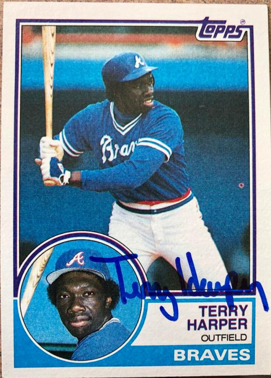 Terry Harper Autographed 1983 Topps #339