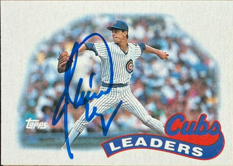 Jamie Moyer Autographed 1989 Topps #549 Chicago Cubs Card
