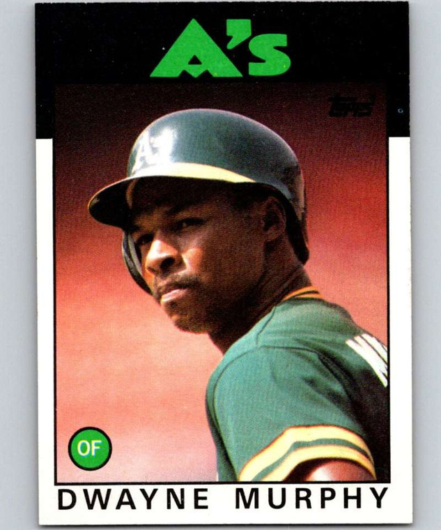 1986 Topps #8 Dwayne Murphy VG Oakland Athletics 