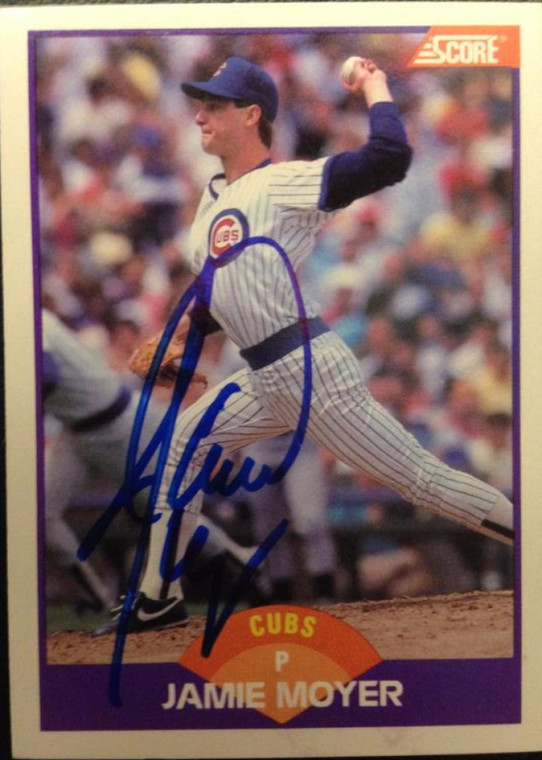 Jamie Moyer Autographed 1989 Score #263