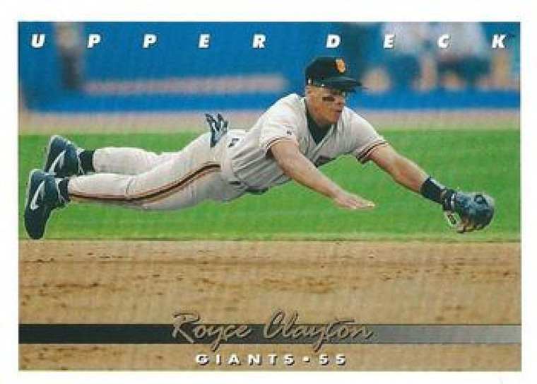 1993 Upper Deck #151 Royce Clayton VG San Francisco Giants 