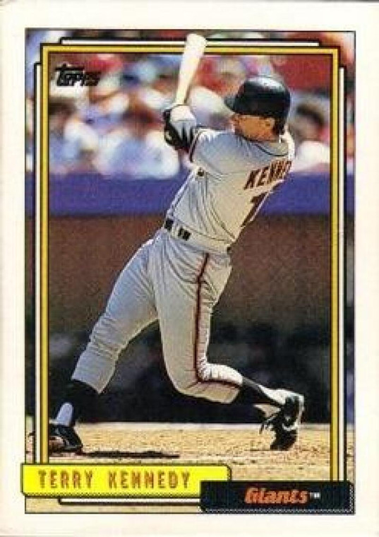 1992 Topps #253 Terry Kennedy VG San Francisco Giants 