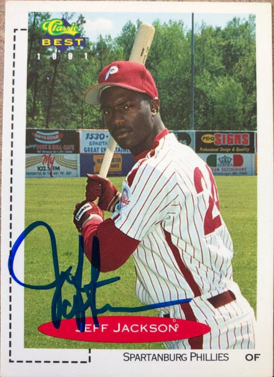 Jeff Jackson Autographed 1991 Classic Best #125