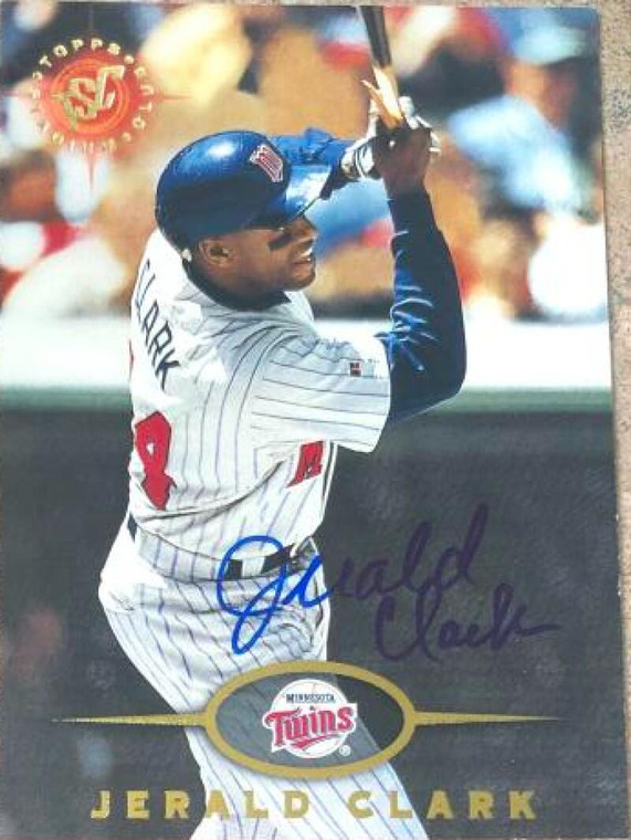 Jerald Clark Autographed 1995 Stadium Club #579