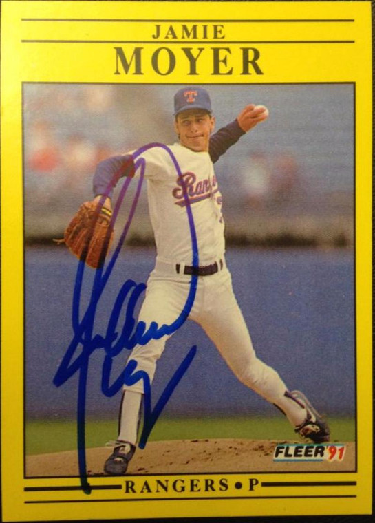 Jamie Moyer Autographed 1991 Fleer #294